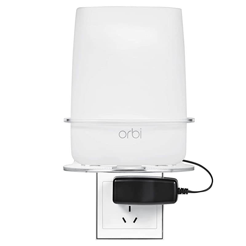Wall Mount Compatible with NETGEAR Orbi Mesh WiFi System Extra Security for Your WiFi Router 2Pack