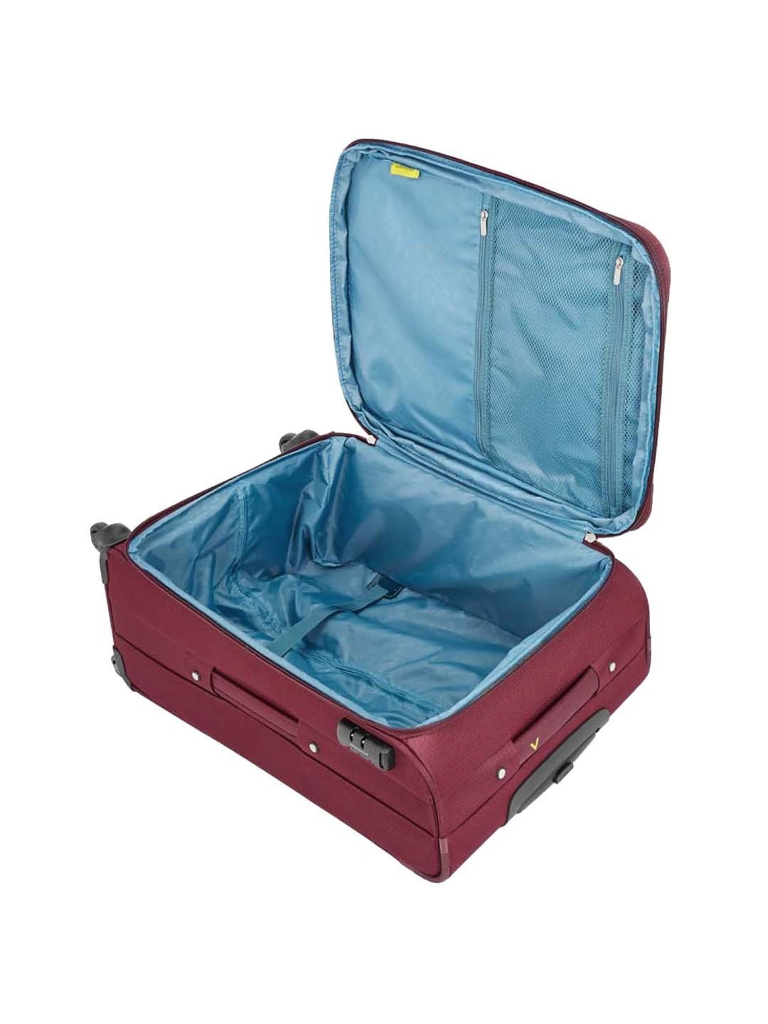 Aristocrat Vitara Red Solid Soft Medium Trolley Bag - 41.5 cm