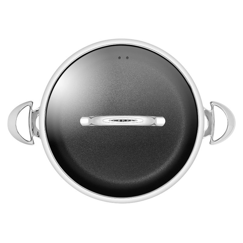 Chantal Induction 21 Ceramic Coated Steel 1 Quart Saucepan with Glass Lid