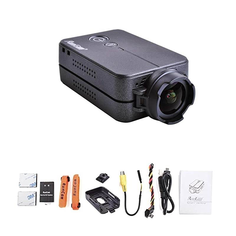 2 FPV Camera 1080P60fps Ultra HD Mini WiFi Sports Action Video Camera, Black