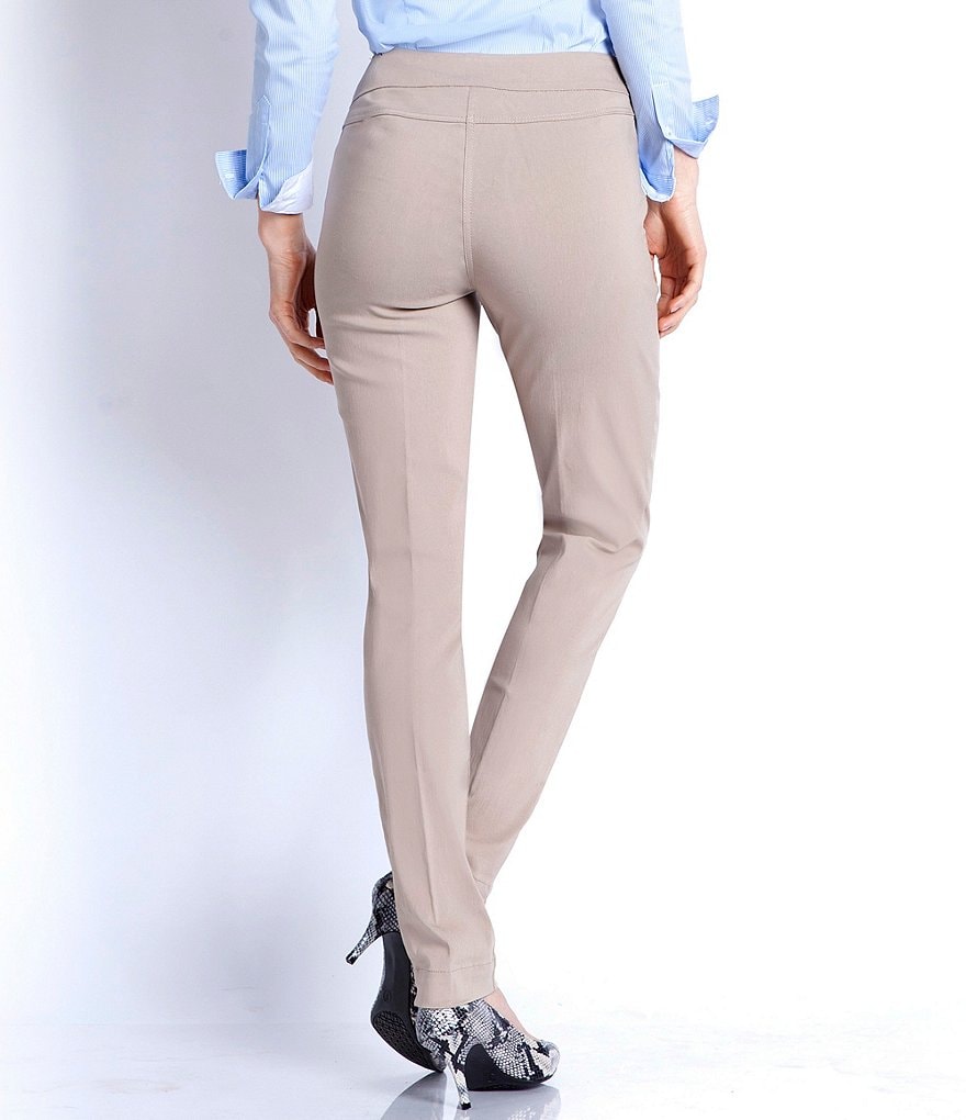 Multiples Contoured Waistband Skinny Leg Pull-On Pants
