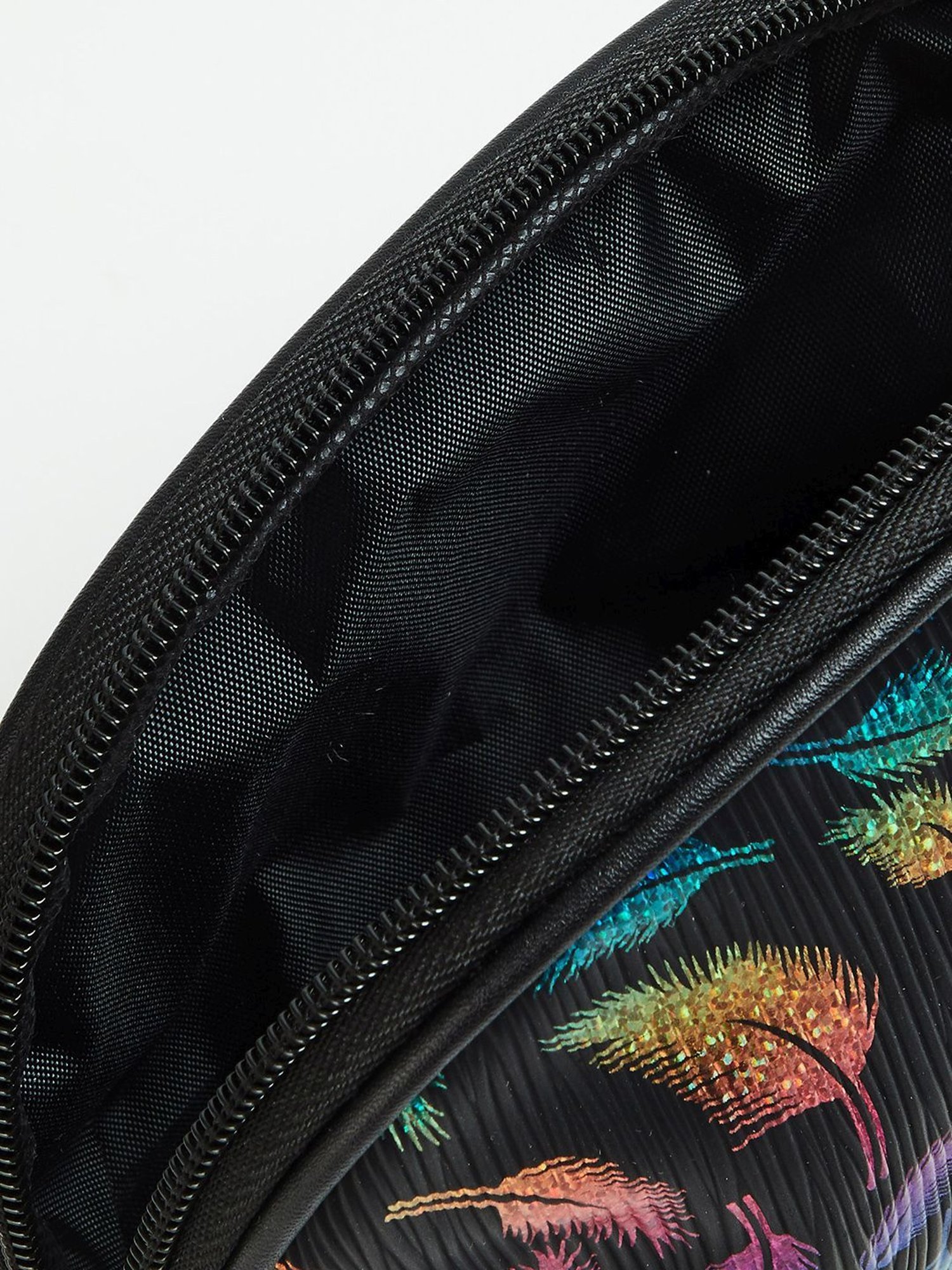 Ginger by Lifestyle Black & Pink Printed Free Size Toiletry Pouch