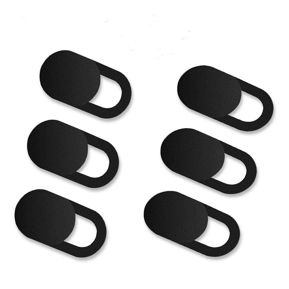 Webcam Cover,0.027in Ultra Thin Laptop Camera Cover for Smartphone,Laptop,Desktop,Computer (6 Pack)