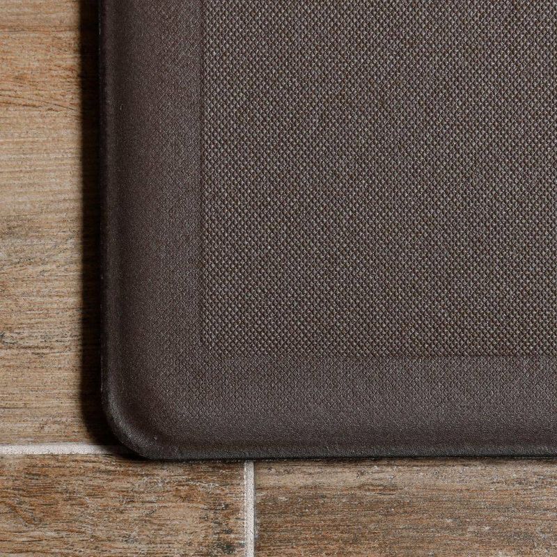 Home Dynamix 19" x 35" Cafe Kitchen Mat Back/White