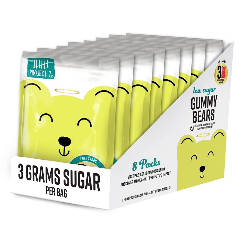 Project 7 Gummy Bears - 1.8oz/64ct