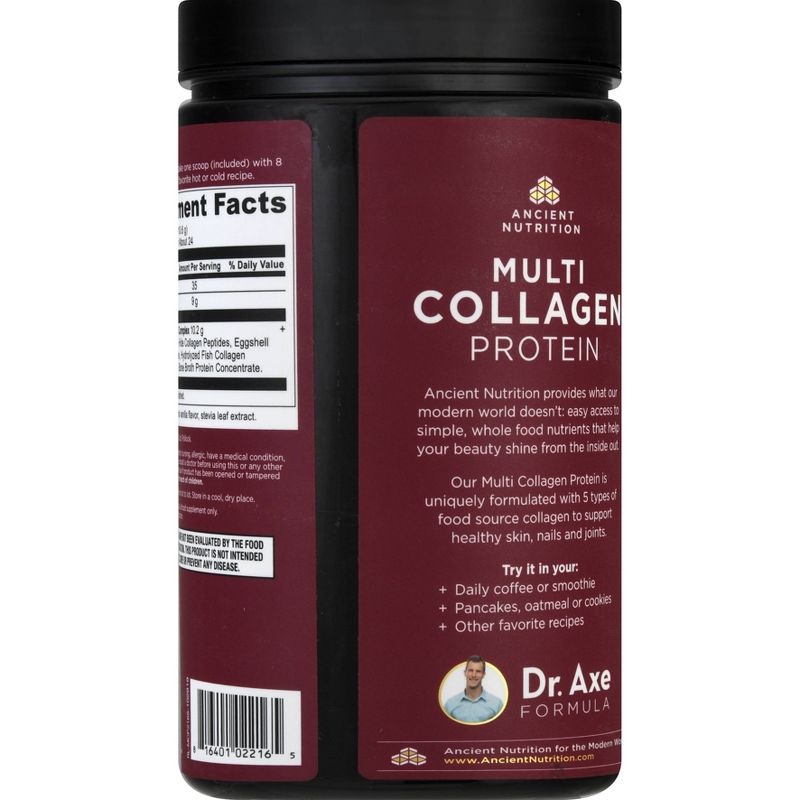 Ancient Nutrition MultiCollagen Protein Powder - Vanilla - 9oz