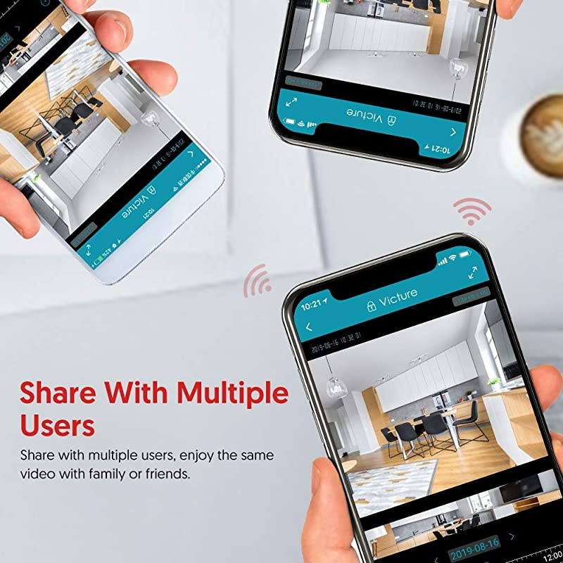 Dualband 24Ghz 5Ghz WiFi Camera Home Camera1080P Security Pet Camera Baby Monitor with TwoWay AudioMotion Detection