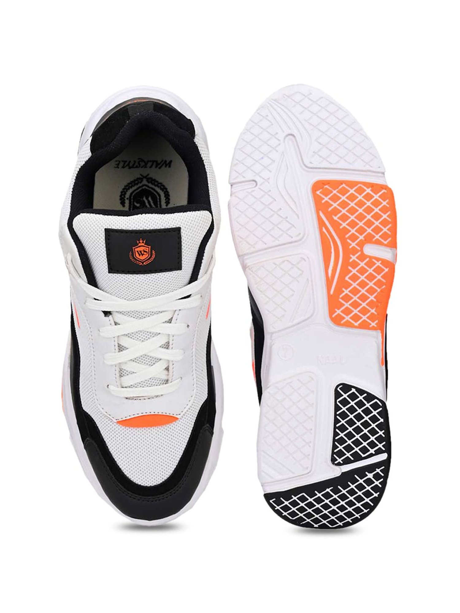 Walkstyle by El Paso Men's White Casual Sneakers