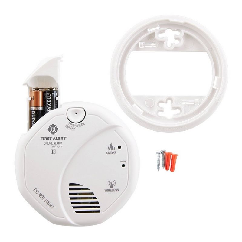 First Alert 2pk Hardwired Smoke Alarm Wireless Interconnect