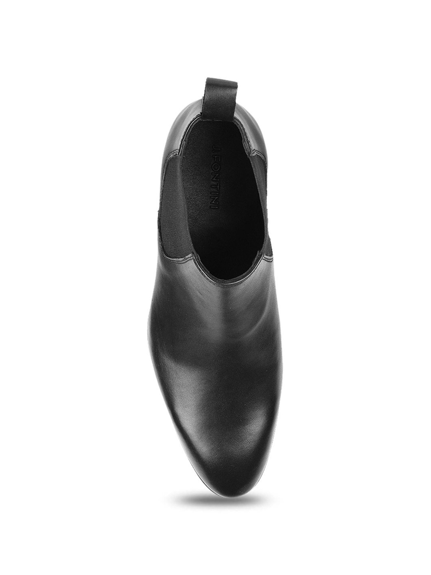 J. Fontini by Mochi Men's Black Chelsea Boots