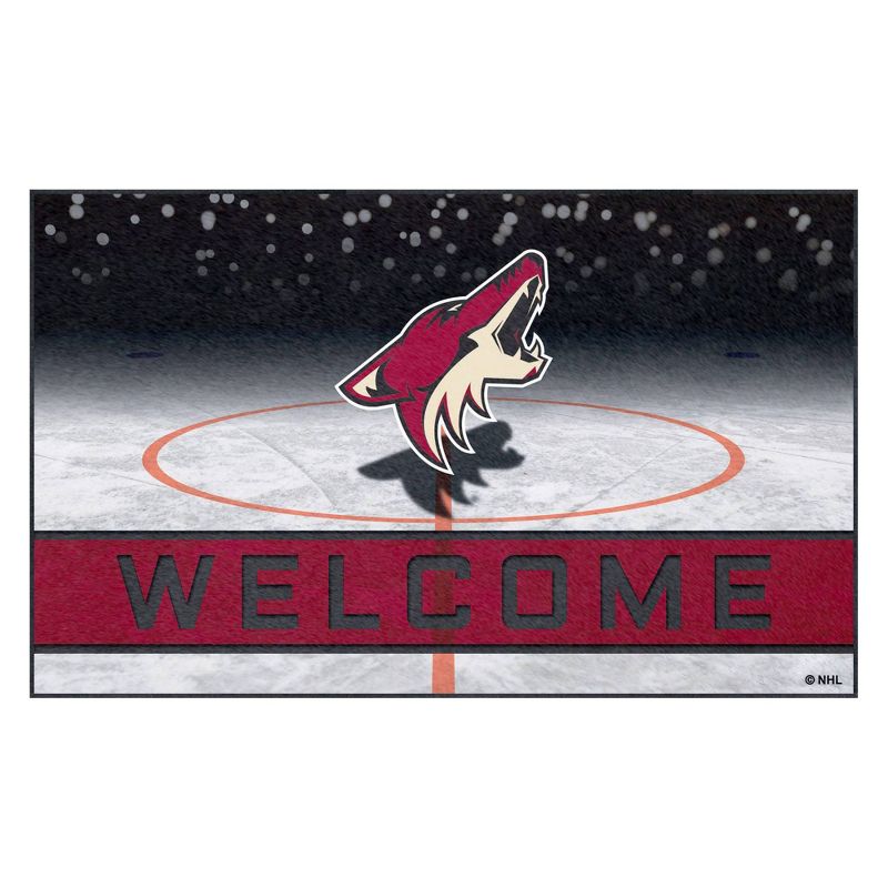 NHL Arizona Coyotes Crumb Rubber Door Mat 18"x30"