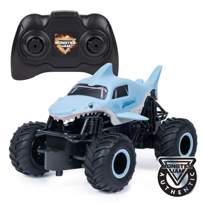 Monster Jam Official Megalodon  1:24 Scale  Remote Control 2.4 GHz Monster Truck