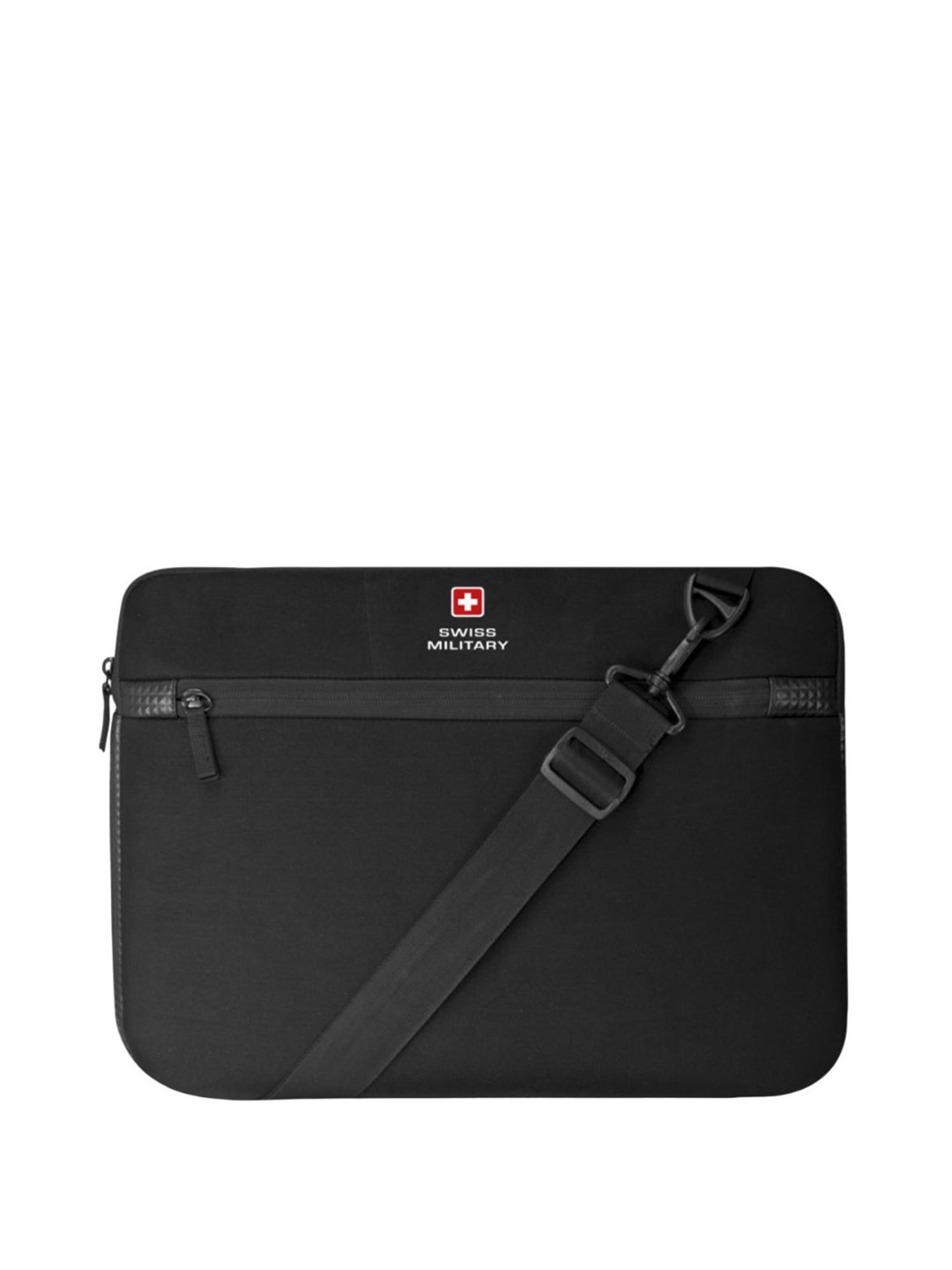 Swiss Military Black Large Laptop Messenger Bag