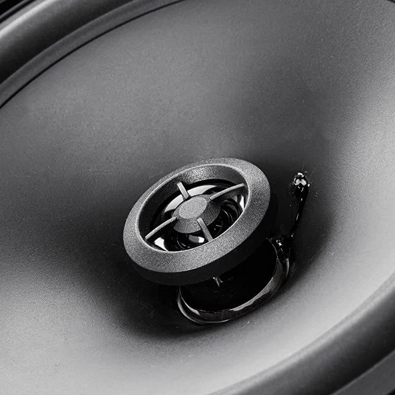 Basics 8" Round In-Ceiling In-Wall Mounted Speakers, Set of 2