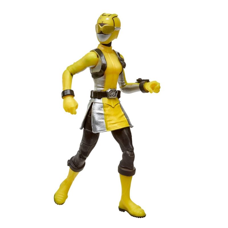 Power Rangers Beast Morphers Yellow Ranger and Morphin Jax Beastbot