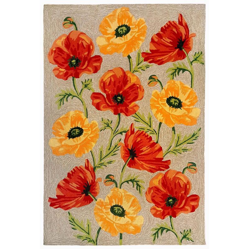 Natural Floral Tufted Accent Rug 2'X3' - Liora Manne