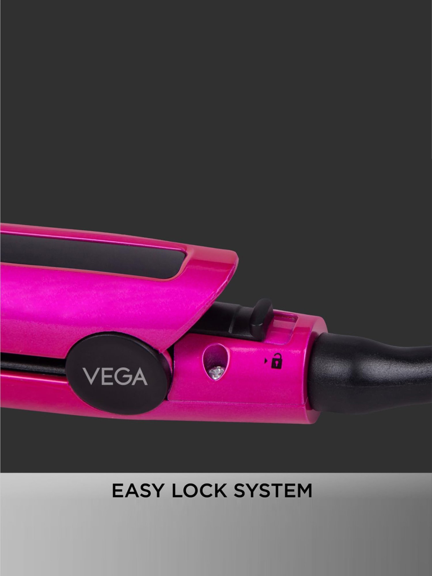 Nova NHC-522CRM Professional Hair Straightener (Black)