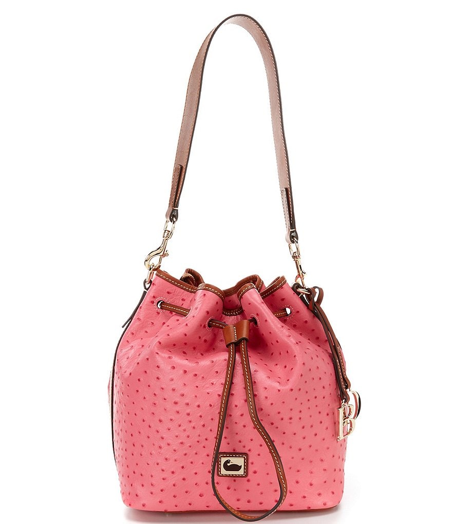 Dooney & Bourke Saffiano Collection Drawstring Bucket Bag
