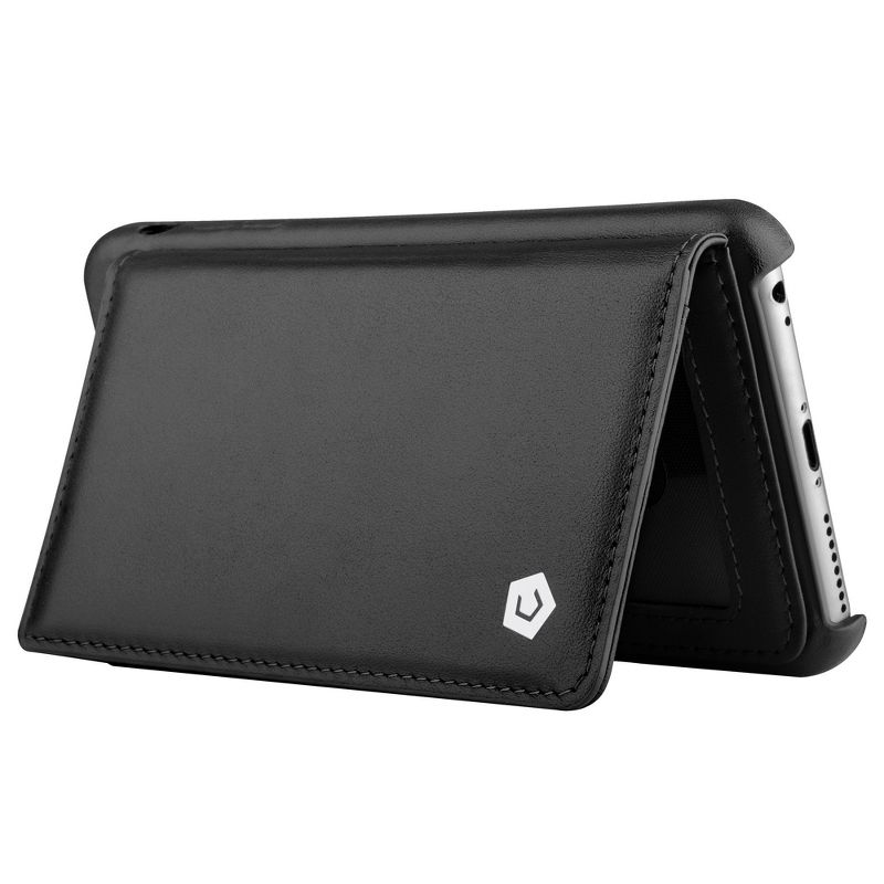 Cobble Pro Genuine Leather Wallet Case for iPhone 6 Plus / 6S plus, Black