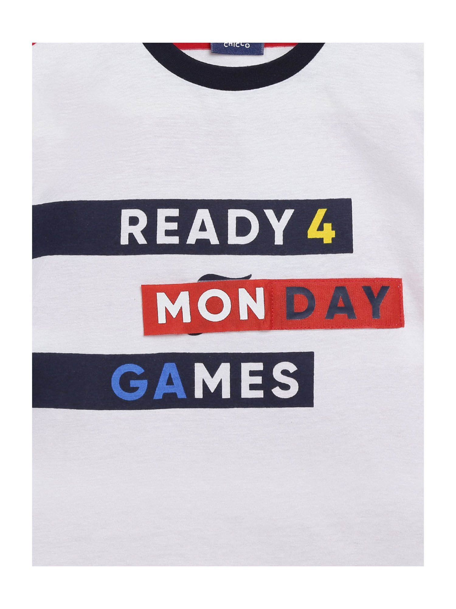 Chicco Kids White Graphic Print T-Shirt