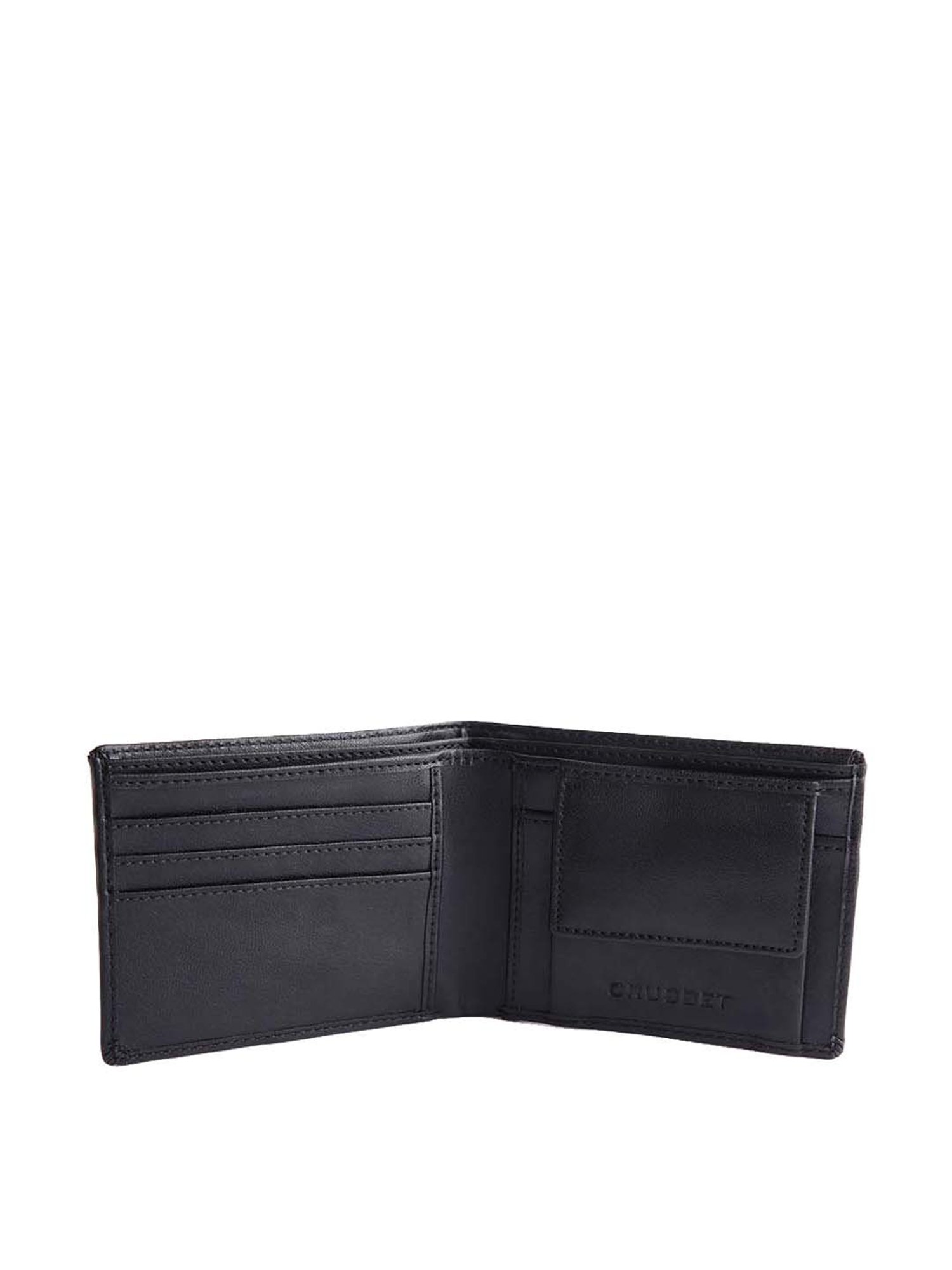 Crusset Black Solid Wallet