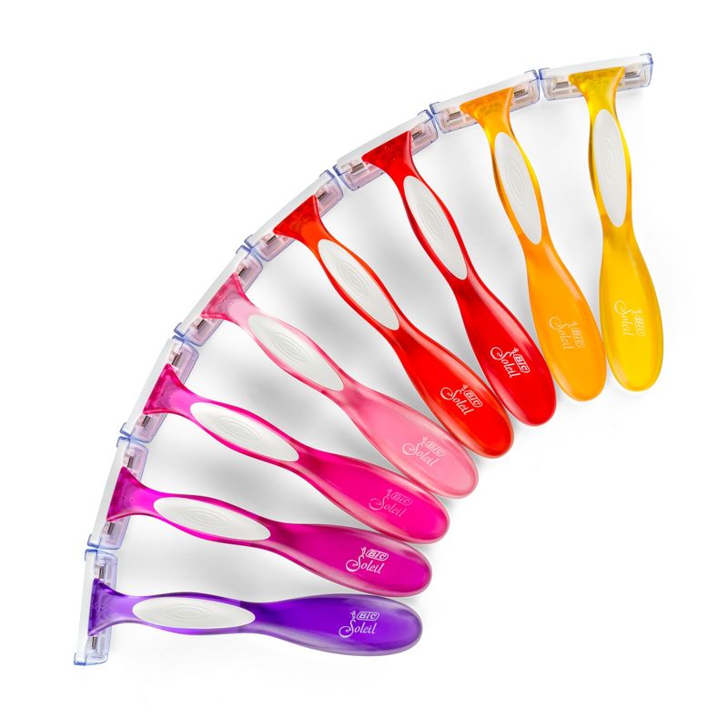 BIC Soleil Smooth Colors 3-Blade Women's Disposable Razors - 8ct