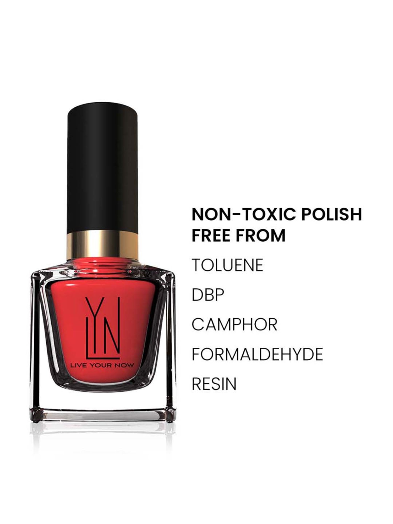 LYN Drop Red Gorgeous Nail Polish - 12 ml
