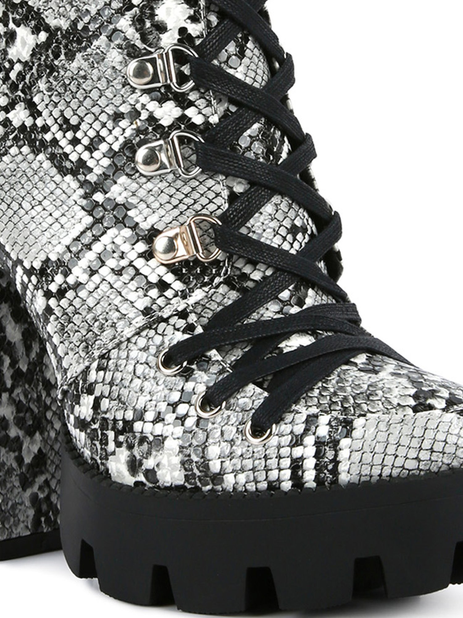 London Rag Women's Black Derby Boots