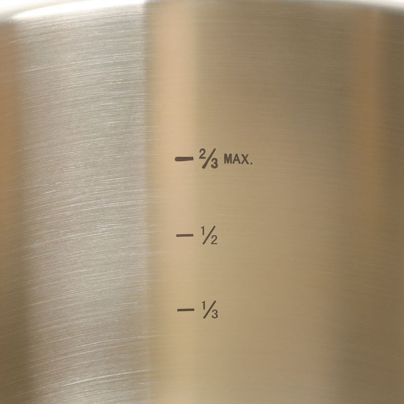 Kenmore Bloomfield 6 Quart Aluminum Pressure Cooker in Rose Gold