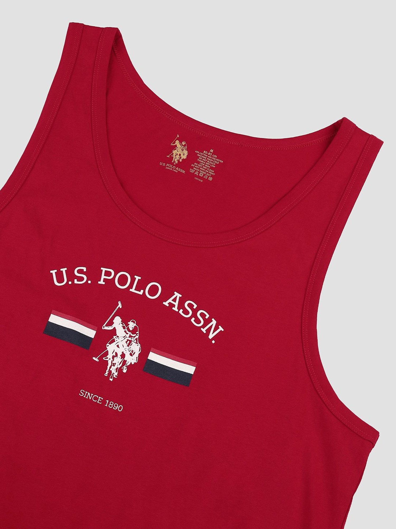 U.S. Polo Assn. Red Regular Fit Vest