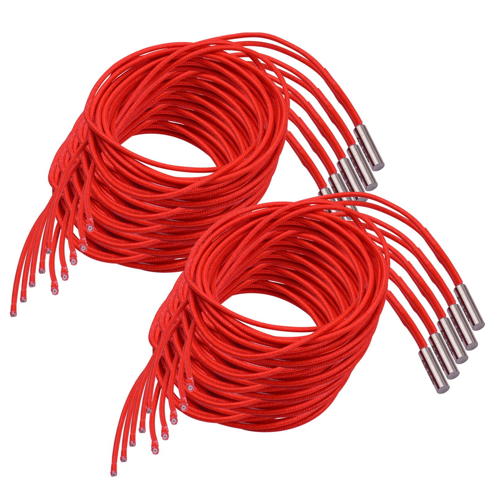 Aibecy 10pcs 24V 40W 6*20mm Single End Cartridge Heater Heating Tube 1.6m/5.2ft for 3D Printer