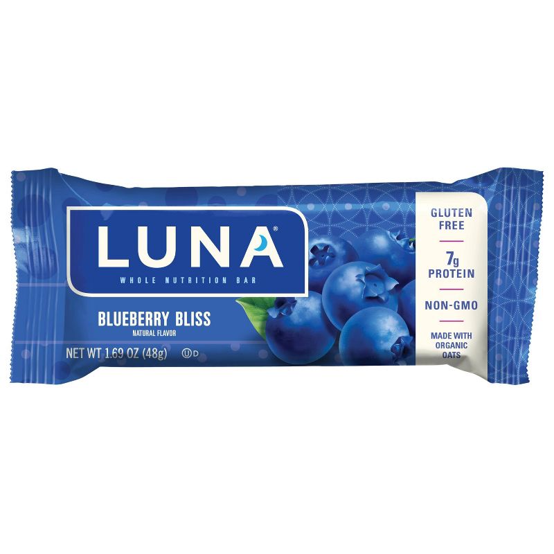 LUNA Blueberry Bliss Nutrition Bars - 6ct