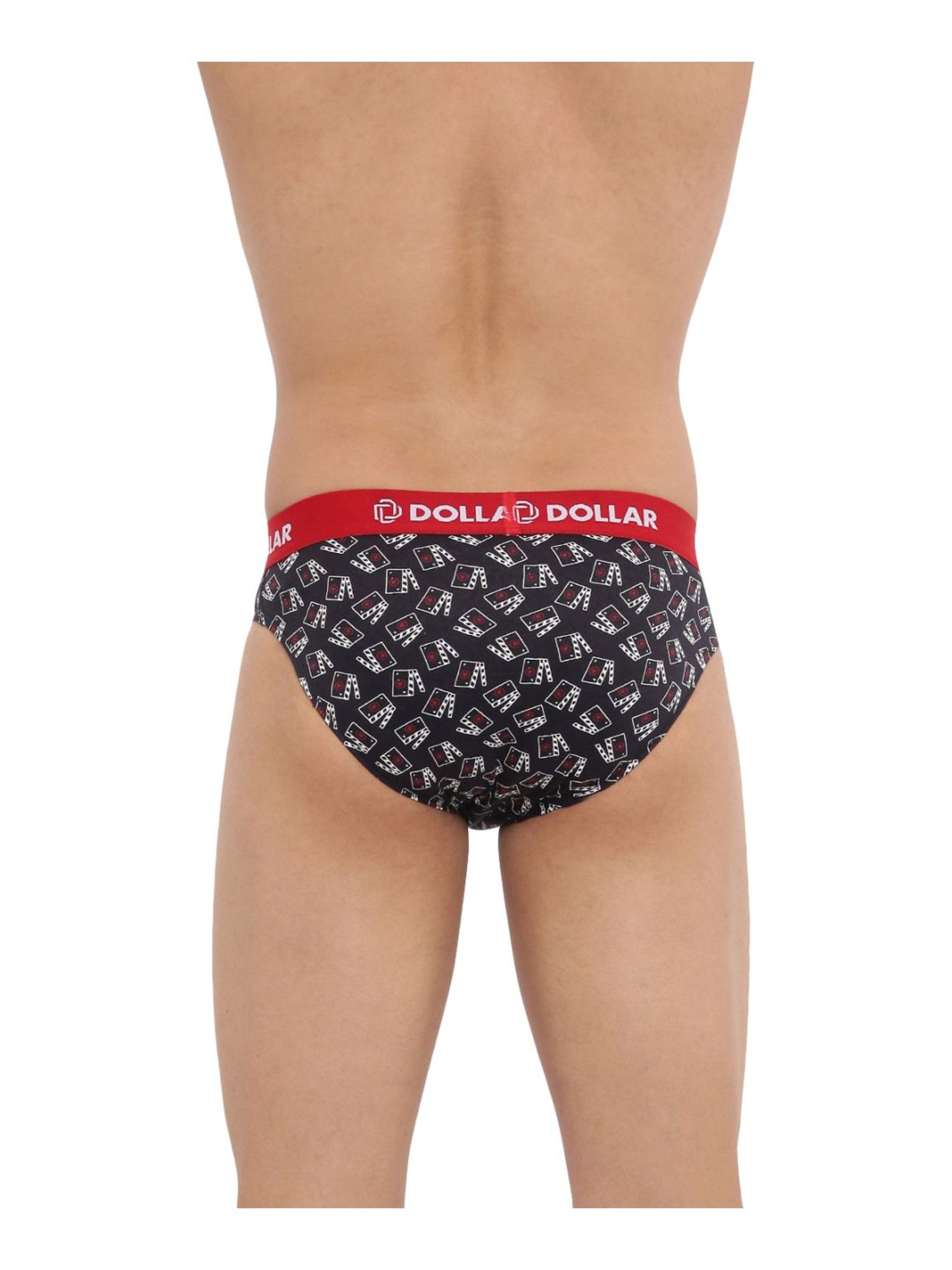 Dollar Bigboss Assorted Color Cotton Printed Modern Briefs (Pack Of 2)