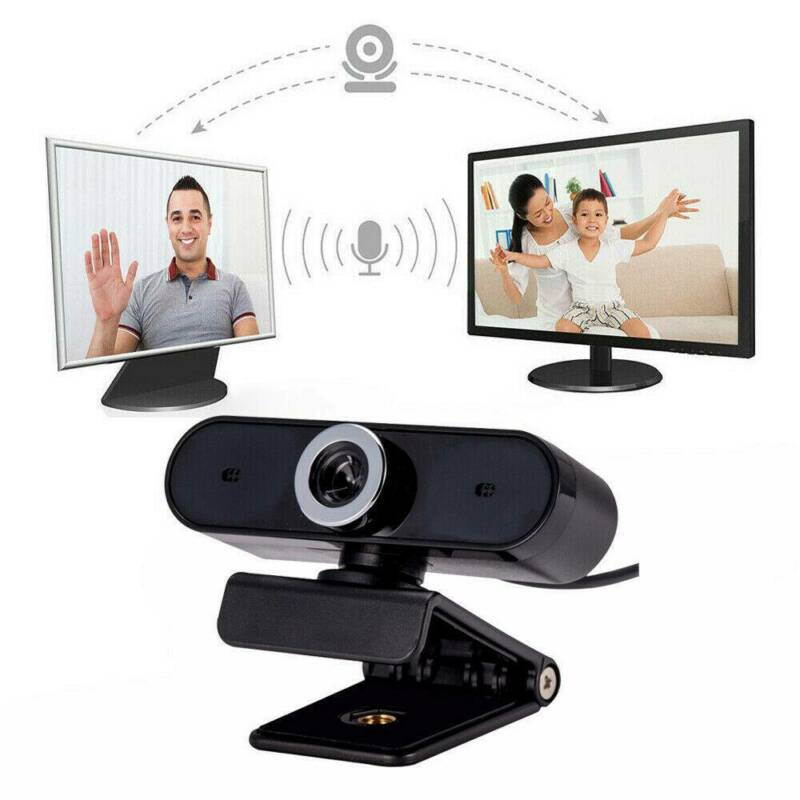 480P Webcam Desktop Laptop Computer PC Camera Built in Microphone Clip-On Video Conferencing Video Calling 640x480 Web Cam USB 2.0