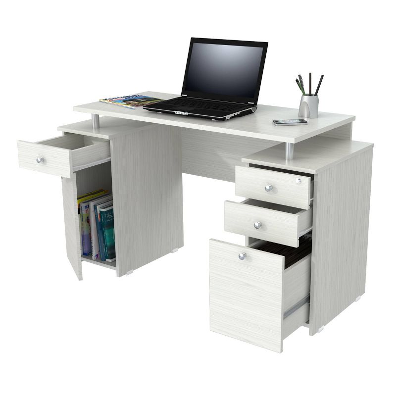 Computer Desk Washed Oak - Inval