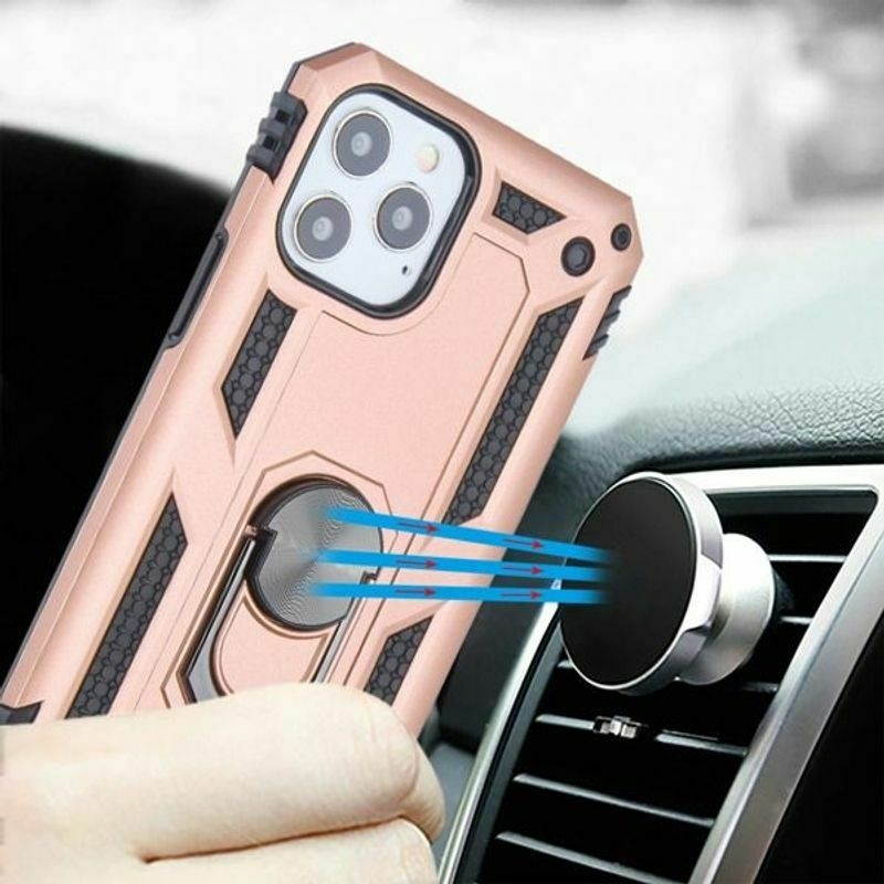 For  iPhone 12 Pro Max 6.7" Pink Hard Hybrid Case