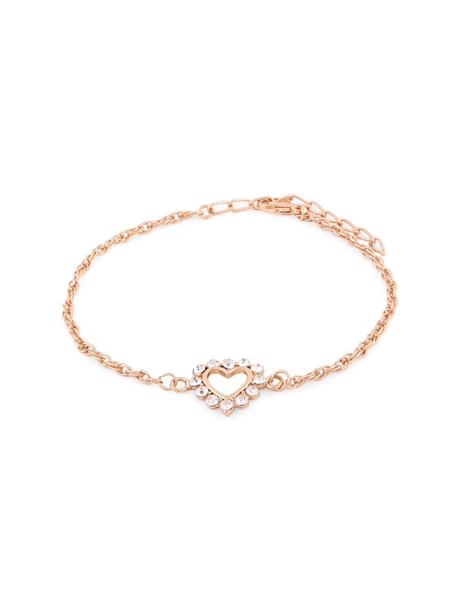 Zaveri Pearls Set Of 6 Gold Tone Dazzling Party Bling Stackable Bracelets-ZPFK14051