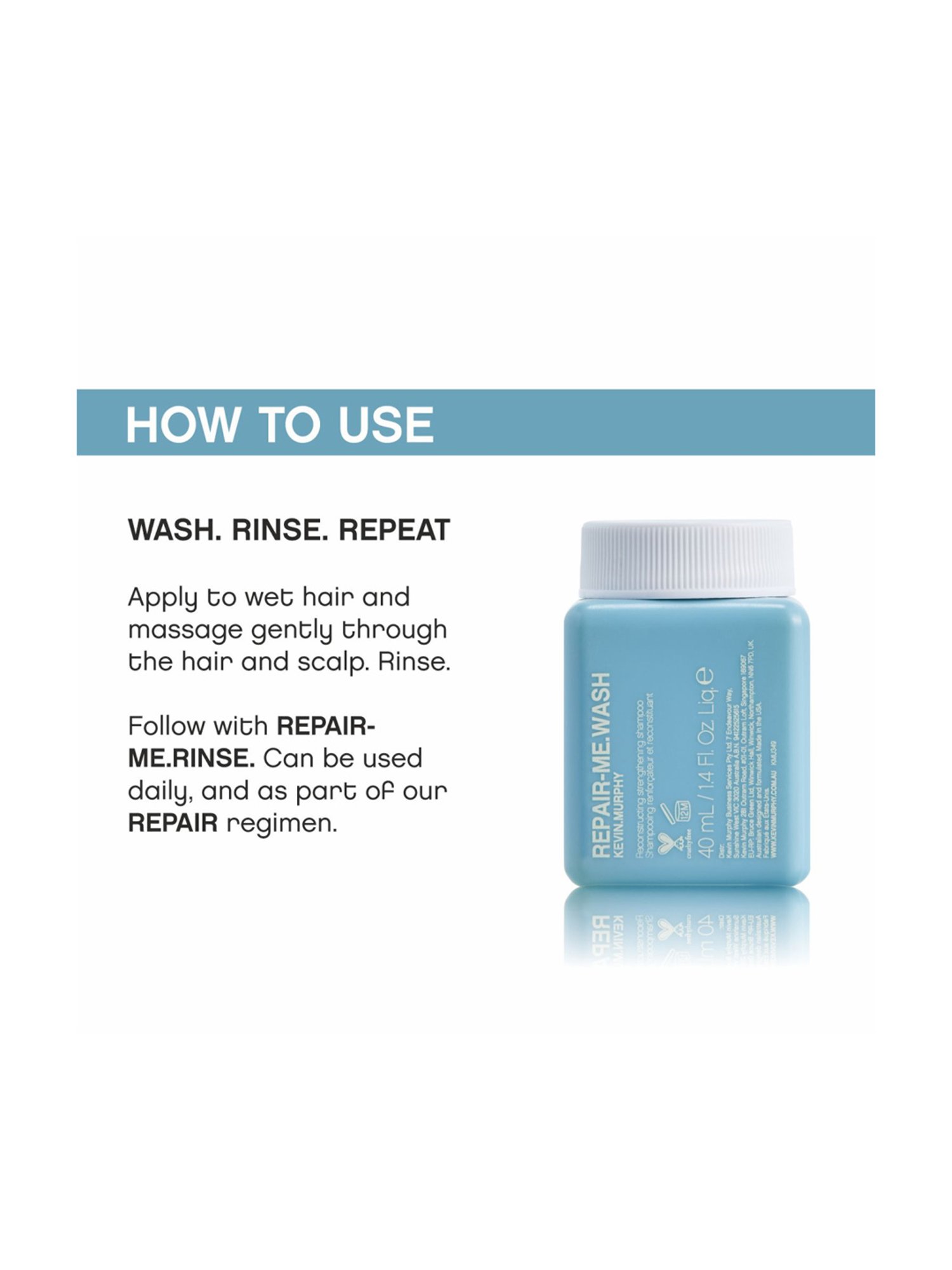 KEVIN MURPHY REPAIR-ME.WASH 40 ML