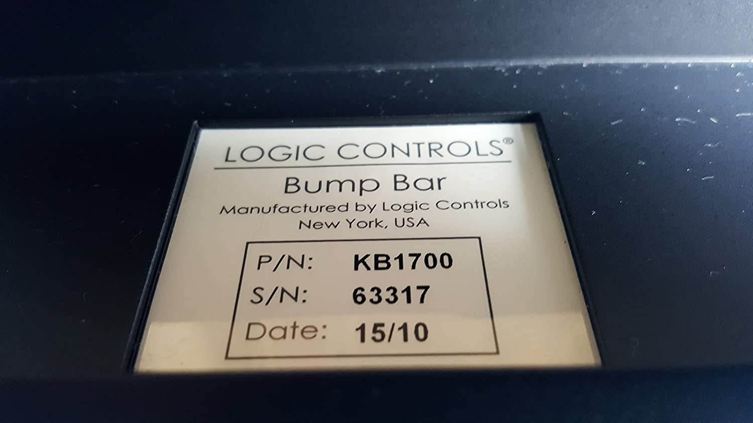 Logic Controls KB1700 17 KEY Programmable KEYPAD (BUMP BAR) - Black, USB, KB1700U-PI-YUM . . . (157873)