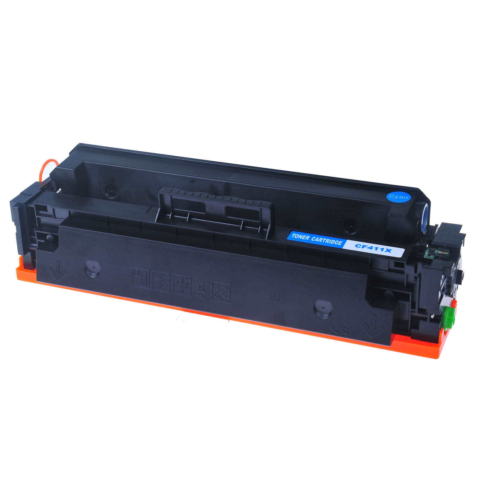 GREENCYCLE 1PK High Yield CF411X 410X Cyan Toner Cartridge Compatible for HP Color LaserJet Pro M452dn MFP M477fdn Printer