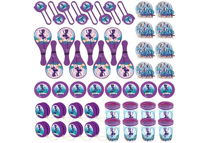 Birthday Express Mermaid Party Favors - 48 Pack