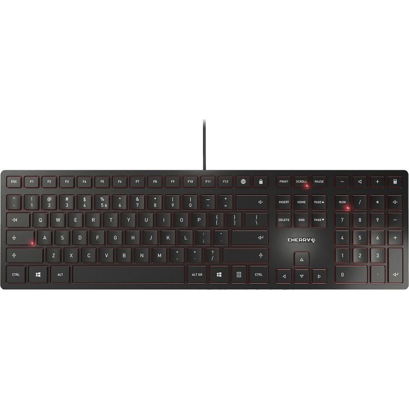 CHERRY KC 6000 SLIM USB English Keyboard, Black (JK-1600EU-2)