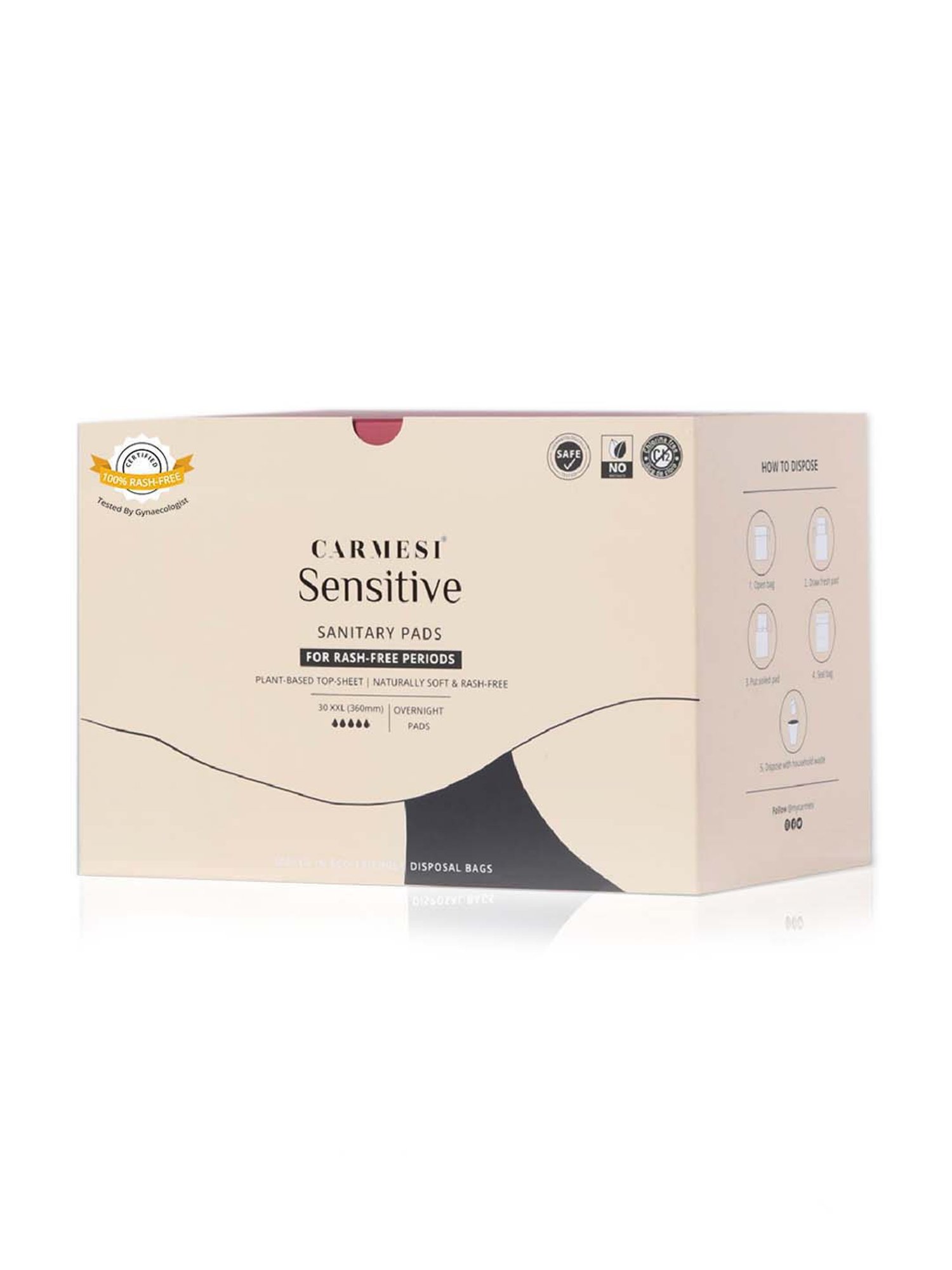 CARMESI Sensitive - 30 Pads - 30 XXL