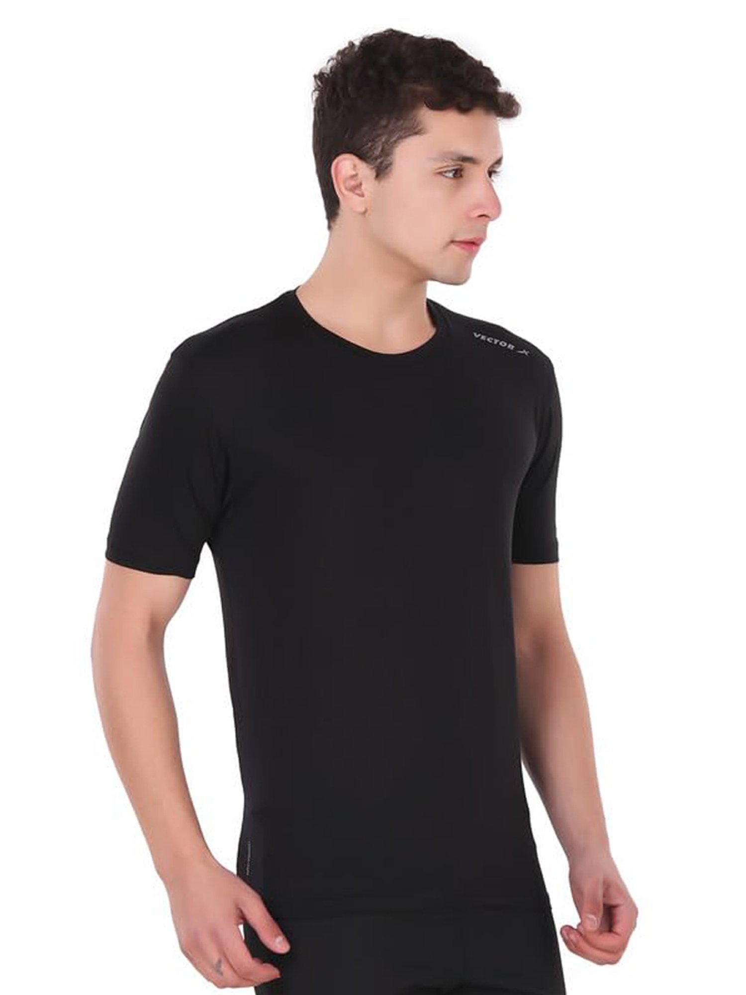 Vector X Z Black Regular Fit T-Shirt