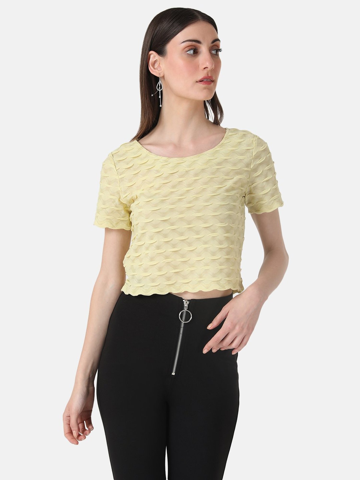 Kazo Scallop Boxy Fit Top