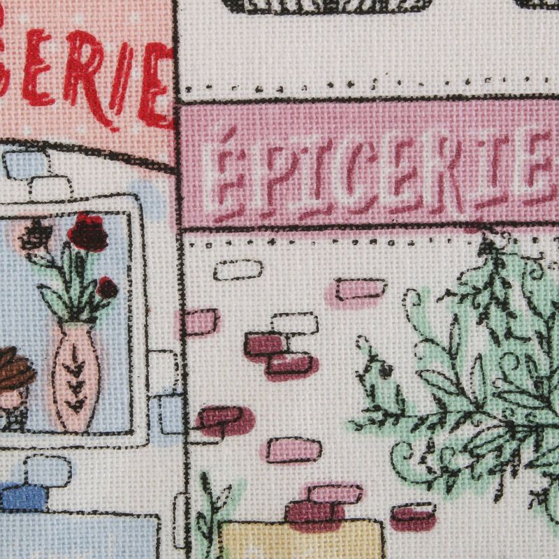 4pk Cotton Paris Springtime Dishtowel Set - Design Imports