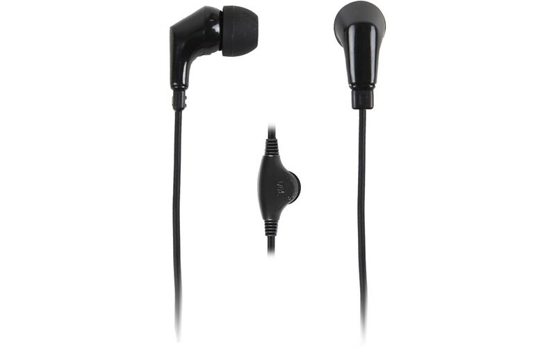 Cyber Acoustics ACM-60B Stereo Earbuds - Stereo - Black - Wired - Earbud - Binaural - In-ear