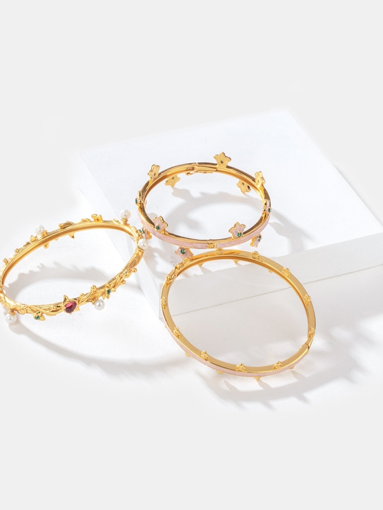 Shaya 92.5 Sterling Silver Shaadi Squad Dilliwali Girlfriend Stackable Bracelets for Women