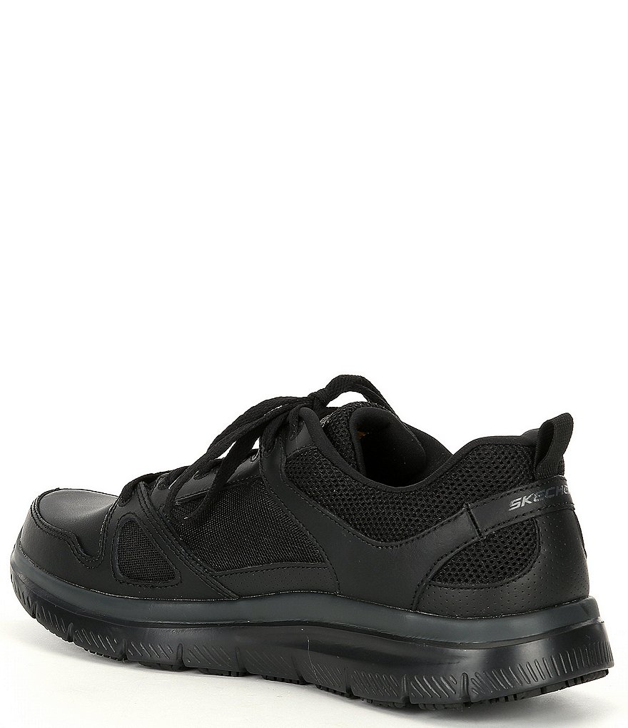 Skechers Men's Work Relaxed Fit Flex Advantage Slip Resistant Sneakers