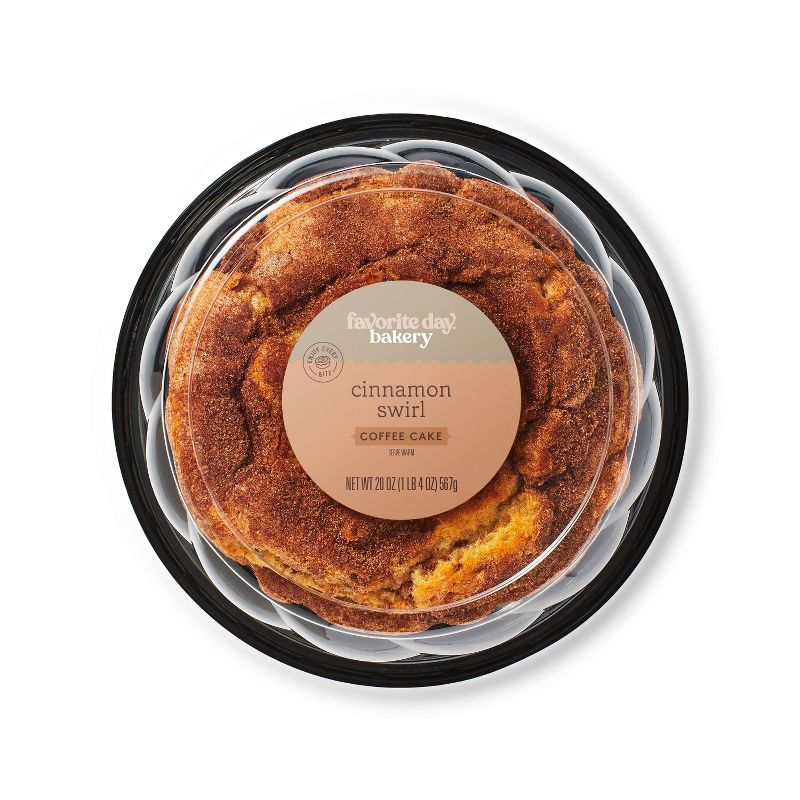 Cinnamon Swirl Coffee Cake - 20oz - Favorite Day™